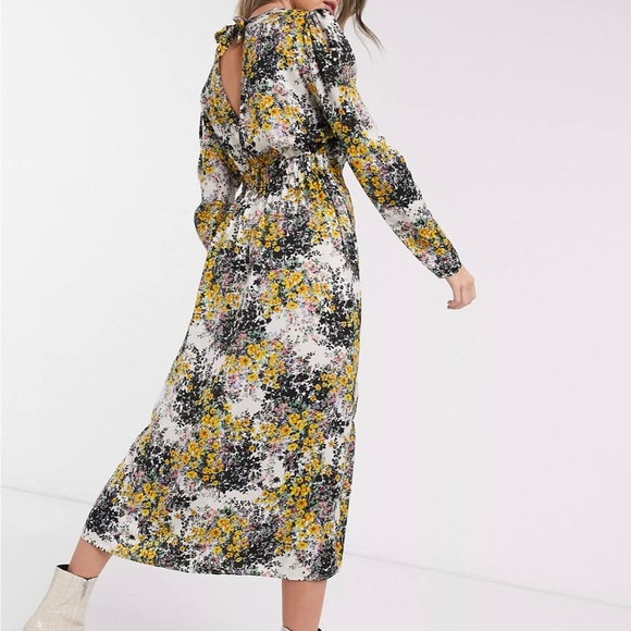 TOP SHOP Floral Long Sleeve Maxi Dress - Women’s Size 2 - NEW WITH TAGS - Picture 2 of 11